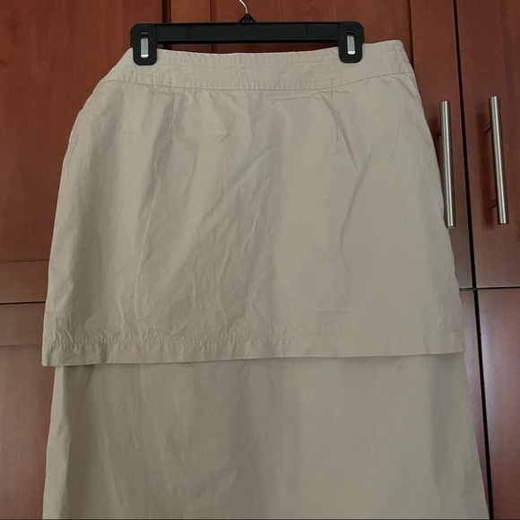 Suno Layered Skirt Tan Size 6 - Picture 7 of 10